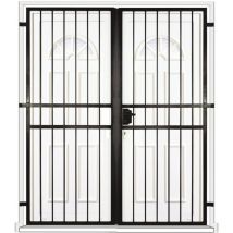 Grille porte Droite -2 vantaux pour encadrure H=210 cm x L=140 cm (côte tableau)