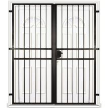 DMS - Grille porte Droite -2 vantaux pour encadrure H=210 cm x L=190 cm (côte tableau)