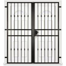 DMS - Grille porte Lestape -2 vantaux pour encadrure H=220 cm x L=120 cm (côte tableau)