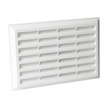 Grille aération rectangulaire avec moustiquaire 292x197 mm M212 - Nicoll