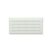 NICOLL Grille aération rectangulaire avec moustiquaire 129x258 mm M112