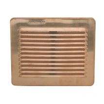 Ferrari Srl - Grille rectangulaire en cuivre avec filet et ressort
