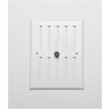 Fepre - Grille réglable aluminium 0.8 blanc 130x170mm