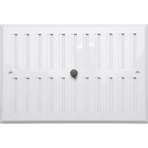 Centrale brico Grille d'aération aluminium laqué, L.25 x l.17 cm