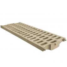 First Plast - Grille renforcée Pratiko - série 200 - pvc Antichoc - Sable - 200x500 mm