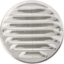 Wallair N31835 Grille D'Aération Acier Inoxydable Convient Pour Ø De Tube: 10 Cm S87540