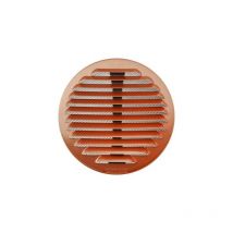 First - Grille ronde en métal avec ressorts et maille d.125-160 mm