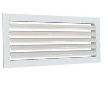 Grille simple déflexion à ailettes mobiles - 300x150mm