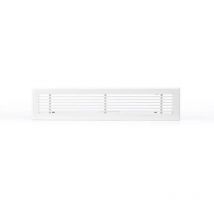 Grille soufflage linEaire 600x150 blanc mat
