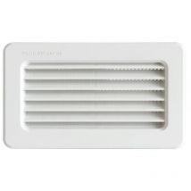 Grille terminale à encastrer 256 x 126 mm pour tubes Ventilation rectangulaire 120 x 60 / 150 x 70 mm First Plast