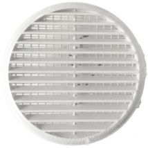 First Plast - Grille d'aération avec ressorts + moustiquaire, 270mm pour tube 220 à 260mm