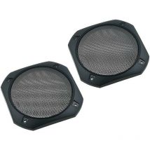 Grilles pour haut-parleur 130mm Metal Carre