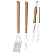 Grillhelfer Set 3 tlg Grillzange Grillwender Grillgabel Grillwerkzeug - Tramontina