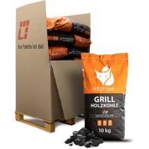 Heizfuxx - Grillholzkohle Gastro 10kg x 12 Sack 120kg