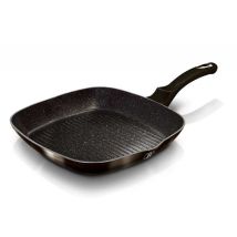 Patelnia Grillowa 28cm Berlinger Haus Bh-6611 Schwarz Glänzend