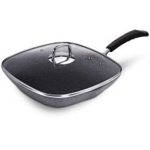 Grillpfanne 28cm Mit Deckel Berlinger Haus Gray Stone Touch Bh-6108