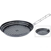 Grillpfanne Gelöchert Grillzubehör 24cm