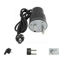 Grillspießmotor, Elektromotor, Camping-Aluminium-Grill-Drehspieß-Set, Nennlast 0–24 kg (EU-Stecker)