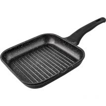 Grillstein mit festem Griff, gestreift, 24 cm