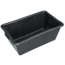 Conteneur de chantier – 90 L – Polyéthylène – Noir – Dimensions : 31 cm x 48 cm x 77 cm – GRIPLINE