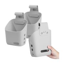 Linghhang - Gris 3 Pièces Panier de Rangement à Suspendre, Boîte de Rangement Suspendu, Organisateur de Chevet, Boîte Panier de Rangement Suspendu