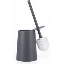 Bearsu - Gris Brosse wc avec Support Design Gris Brosse de Toilettes wc Balayette Plastique Brosse wc et Support pour Salle de Bain-Fei Yu
