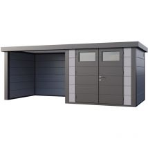 Telluria - Gris Galvanisé, 0,9 mm Épaisseur de paroi 238 x 624 cm