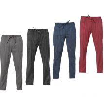 Giblor's - Pantalones de chef Enrico gessato 11P08P20 - xxl - Borgoña