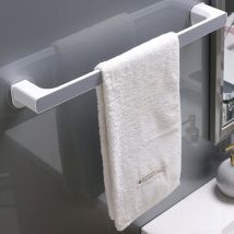 Porte-serviettes de salle de bain sans perforation, taille du produit 46,3 x 6,5 x 2,8 cm