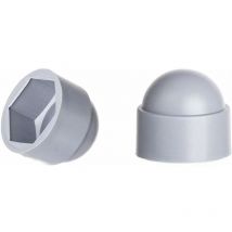 Gris)Cache-écrous M10 pour clé de 17, 100 pcs.