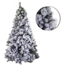 Grüner Gennargentu-Baum mit Schnee 781 Äste cmø118h180