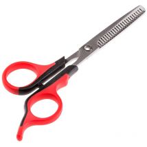 Gro 5989 Ciseaux avec lames dentées pour chiens à poil court, moyen et long . Variante gro 5989 - Misure: 16.2 x 6.5 x h 8 cm - - Ferplast
