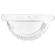 Gromo - Grömo Alustar Rinnenboden Universal Weiß Halbrund 333 Hoch, Sx (glatt), 82424