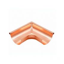 GRÖMO Kupfer Rinnenwinkel CU halbrund gezogen Außeneck 333 mit Einsteckschlitz, 60303