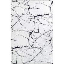 Großer Teppich im Modernen Design mit Marmor-Effekt – (290x200 cm) – Calico Multicolor