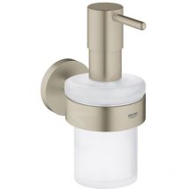 Grohe - Essentials - Doseur de savon liquide avec support, nickel brossé 40448EN1