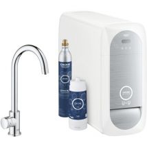Grohe - Blue Home - Mitigeur d'évier Mono Connected, avec unité réfrigérante et filtration, chrome 31498001