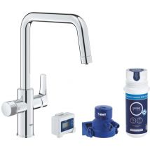 Grohe Blue Pure - Set Spültischarmatur Start Mit Filterfunktion, Chrom 30596000