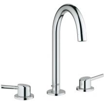 Grohe - Concetto - Waschtischarmatur, 3-Loch Montage, verchromt 20216001