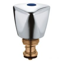 Oberteil ABS-Kronengriff dn 15 Chrom, mit Fettkammer, Rückflussverhinderer - Grohe