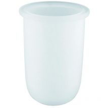 Grohe - Bau Cosmopolitan Ersatzglas 40393000 für Toilettenbürstengarnitur, satin weiss
