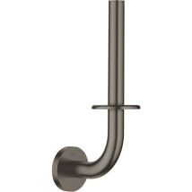 Essentials Réserve de papier en métal avec fixations cachées, Hard Graphite brossé (40385AL1) - Grohe