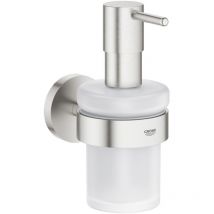 Grohe - Essentials Seifenspender mit Ständer, Supersteel (40448DC1)