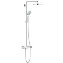 Grohe - Euphoria - Set de douche xxl Système 210 avec thermostat mural, chrome 26363000