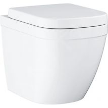 Euro Ceramic - wc à poser avec abattant softclose, rimless, Triple Vortex, blanc alpin 39839000 - Grohe