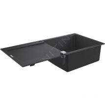 Viers - Évier composite K500 avec garniture de vidage automatique, 1000x500 mm, noir granite 31645AP0 - Grohe
