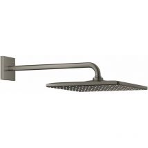 Grohe - Rainshower - Kopfbrause 310 Mono Cube 9,5 l/min, 1 Strahlart, Brausearm 42 cm, Hard Graphite gebürstet 26564AL0
