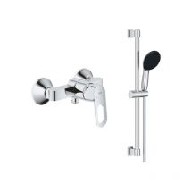Mezclador de ducha monomando Bauloop con teleducha Grohe Vitalio Start