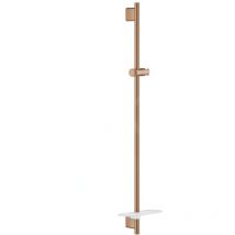Grohe - Rainshower Smartactive Barre de douche 900mm avec curseur et support orientable, Warm Sunset brossé (26603DL0)