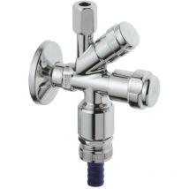 Robinet équerre combiné was 1/2''